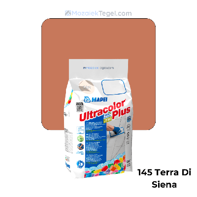 Mapei | Ultracolor Plus | 145 Terra Di Siena | Cementgebonden | Voegmiddel | 5KG Mapei | Ultracolor Plus | 145 Terra Di Siena | Cementgebonden | Voegmiddel | 5KG