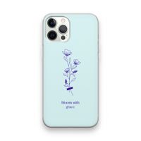 Bloom with grace: iPhone 12 Pro Transparant Hoesje