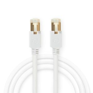 Nedis CAT6-kabel | RJ45 Male naar RJ45 Male | F/UTP | 10 m | Wit | 1 stuks - CCBW85210WT100 CCBW85210WT100