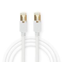 Nedis CAT6-kabel | RJ45 Male naar RJ45 Male | F/UTP | 10 m | Wit | 1 stuks - CCBW85210WT100 CCBW85210WT100 Nedis CAT6-kabel | RJ45 Male naar RJ45 Male | F/UTP | 10 m | Wit | 1 stuks - CCBW85210WT100 CCBW85210WT100