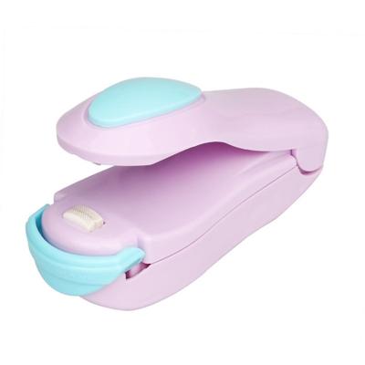 2 stuks draagbare mini warmte afdichting machine verpakking plastic zak impuls sealer