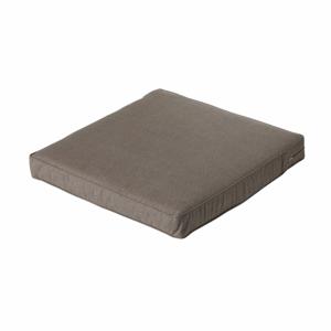 Madison loungekussen Oxford 60 x 60 x 8 cm polykatoen taupe