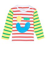 Stella McCartney Kids haut rayé à manches longues - Multicolore