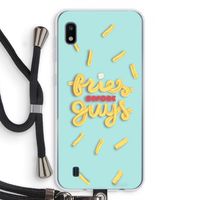 Always fries: Samsung Galaxy A10 Transparant Hoesje met koord