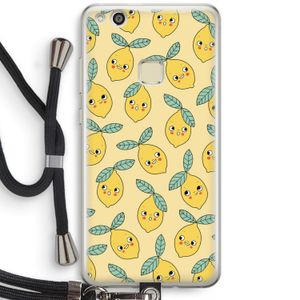 Citroenen: Huawei Ascend P10 Lite Transparant Hoesje met koord