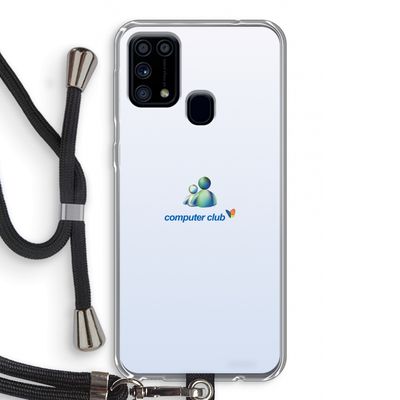 MSN: Samsung Galaxy M31 Transparant Hoesje met koord