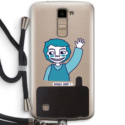 Zwaai: LG K10 (2016) Transparant Hoesje met koord