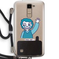 Zwaai: LG K10 (2016) Transparant Hoesje met koord
