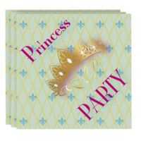 20x Princess party thema servetten 33 x 33 cm voor meisjes