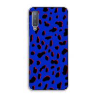 Blue Leopard: Samsung Galaxy A7 (2018) Transparant Hoesje Blue Leopard: Samsung Galaxy A7 (2018) Transparant Hoesje