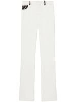 PUCCI pantalon droit à imprimé Marmo - Blanc