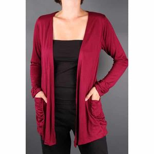 Donkerrood Vest (Medium)