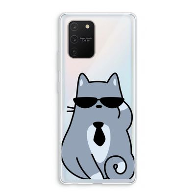 Cool cat: Samsung Galaxy S10 Lite Transparant Hoesje