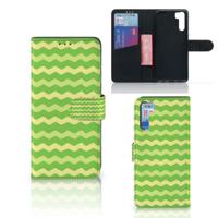 OPPO A91 | Reno3 | Telefoon Hoesje | Waves Green