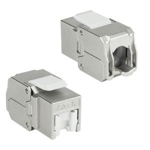 ACT Keystone Jack RJ45 CAT6 Shielded toolless met shutter