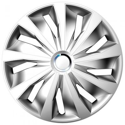 AutoStyle wieldoppen Grip Pro 13 inch ABS zilver set van 4 AutoStyle wieldoppen Grip Pro 13 inch ABS zilver set van 4