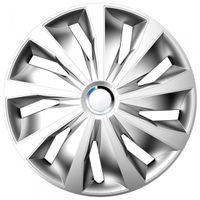 AutoStyle wieldoppen Grip Pro 13 inch ABS zilver set van 4 - thumbnail