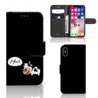 Apple iPhone X | Xs Leuk Hoesje Cow | Portemonnee hoesje