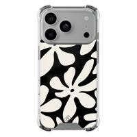 iPhone 17 Pro shockproof hoesje - Noir bloom