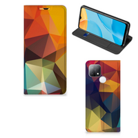OPPO A15 Stand Case Polygon Color