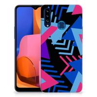 Samsung Galaxy A20s | TPU Hoesje | Funky Triangle