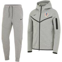 Nike Kroatië Tech Fleece Trainingspak 2024-2026 Grijs Zwart - thumbnail