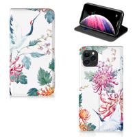Apple iPhone 11 Pro Max | Hoesje maken | Bird Flowers