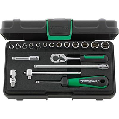 Stahlwille 40/13/6 KN 96011124 Dopsleutelset 1/4 (6.3 mm)