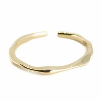 Verstelbare Ring Band Koper Goudkleurig - thumbnail