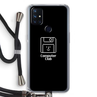Hello: OnePlus Nord N10 5G Transparant Hoesje met koord