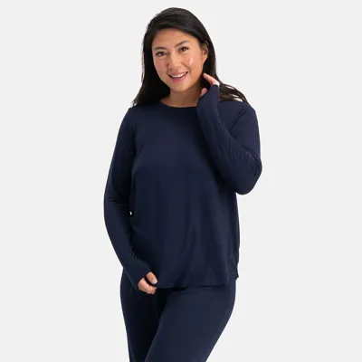 Bamboo Basics bamboe dames pyjama - Nina - XL - Blauw - XL - XL - XL - XL - XL