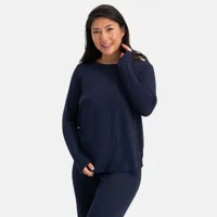 Bamboo Basics bamboe dames pyjama - Nina - XL - Blauw - XL - XL - XL - XL - XL