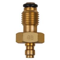 KS Tools 150.2343 Adapterstuk M14x1,5 buitenschroefdraad en 1/4 slangaansluiting met afdichtring