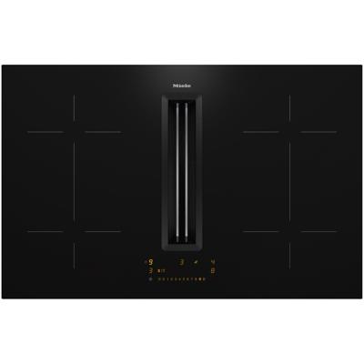 Miele KMDA7473-1 FL Inductie kookplaat met afzuiging Zwart