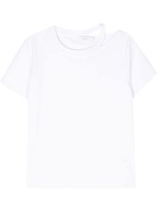 IRO t-shirt à découpes - Blanc