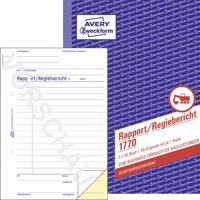 Avery-Zweckform Regierapportformulier 1770 DIN A5 Aantal paginas: 40 Avery-Zweckform Regierapportformulier 1770 DIN A5 Aantal paginas: 40