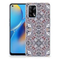 OPPO A74 4G | TPU | Siliconen hoesje | Flower Tiles