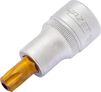HAZET Dopsleutelbit 992-T50H · 1/2 inch (12,5 mm) vierkant hol · Tamper resistant TORX®-profiel · SW T50H