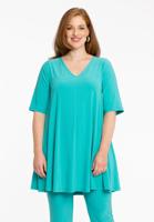 Yoek Tuniek Swing short sleeve | Turquoise | Maat 50/52
