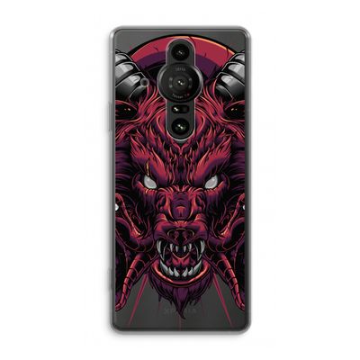 Hell Hound and Serpents: Sony Xperia Pro-I Transparant Hoesje
