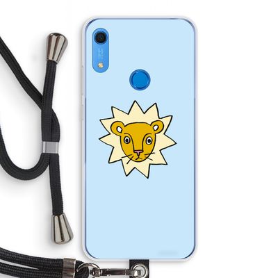 Kleine leeuw: Huawei Y6s Transparant Hoesje met koord