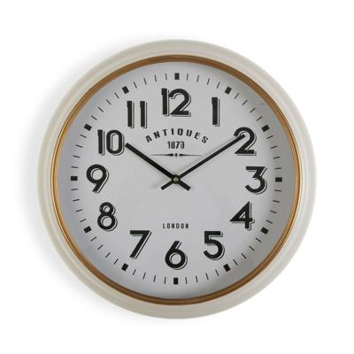 Muurklok Versa Antiques Wit Hout MDF Hout MDF/Metaal 5,8 x 42 cm