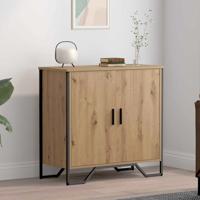 Dressoir artisanaal eikenkleurig 78 x 35.5 x 74.5 cm Dressoir artisanaal eikenkleurig 78 x 35.5 x 74.5 cm