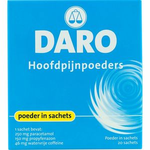 Daro Hoofdpijnpoeders Sachets