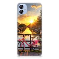 Samsung Galaxy A04e | Silliconen Back Cover | Amsterdamse Grachten