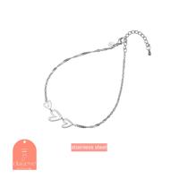 Day&Eve Enkelbandje Heart Wave | Zilver Day&Eve Enkelbandje Heart Wave | Zilver