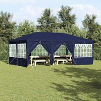 Partytent met 10 Blauwe Wanden 6x4 m PE