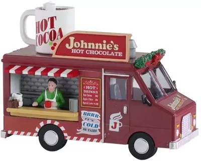 Lemax johnnie&apos;s hot chocolate kerstdorp tafereel 2021