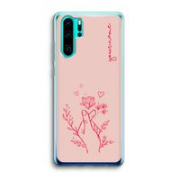 Giving Flowers: Huawei P30 Pro Transparant Hoesje Giving Flowers: Huawei P30 Pro Transparant Hoesje