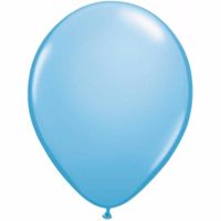 Lichtblauwe ballonnen 25x stuks 30 cm   -